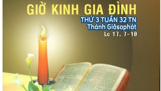 THỨ 3 TUẦN 32 TN 12/11/2024