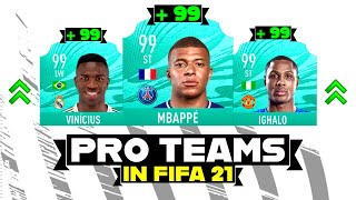 FIFA 21 | NEW* PRO PLAYER FUT TEAMS! 😱🔥 FT. MBAPPÉ 🇫🇷 VINÍCIUS 🇧🇷 & IGHALO 🇳🇬