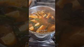 #doenjangjjigae | Korean Soybean Paste Stew #shorts