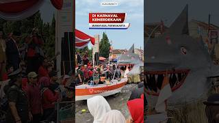 HIU DARAT DESA BABAKAN,DI KARNAVAL KEMERDEKAAN WANAYASA,PURWAKARTA#shorts