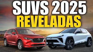 5 NUEVAS y MEJORES SUV 's para 2025 REVELADAS | LAS MAS ESPERADAS del MUNDO