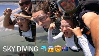 WE SKY DIVED OVER THE GREAT BARRIER REEF 14,000 FEET🐠🪼🐳🫢😱🤯