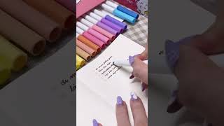 Chaukhadi2107 | Fiber Pen Đã Có Màu Pastel 🤯 #shorts #study #diy #handmade #fun #studywithme #viral