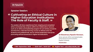 Cultivating an Ethical Culture in Higher-ed Institutions: The Role of Faculty and Staff