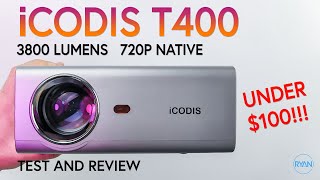 iCodis T400 Mini Projector Review - Under $100!! BEST BUDGET PROJECTOR?! (2019)