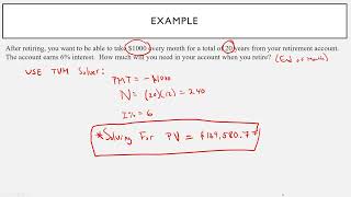 SUNY WCC - Math Resources for Students - Quick Review - Payout Annuities