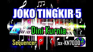 Dini Kurnia - Joko Tingkir 5 Bedo Bojo Bedo Rejeki [Karaoke] | sx-KN7000