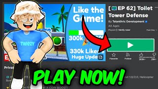 HOW TO PLAY TOILET TOWER DEFENSE AGAIN NOW!