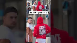 It’s just a joke bro💀 #funny #hoodfunny #prankvideo #prank #hoodmemes #prankkids #pranksinatra #fun