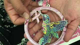 ASMR UNBOXING Virtual Pace Series: Breast Cancer Awareness Medal