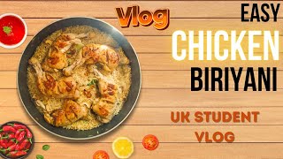 Easy Chicken Biriyani - UK Tamil Student Cooking Vlog