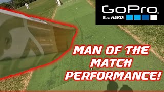 MAN OF THE MATCH PERFORMANCE! GOPRO BATTING HIGHLIGHTS! | Winter Cricket Round 1!