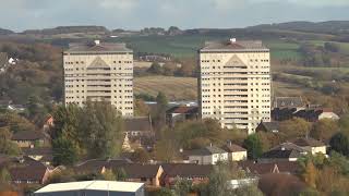 Coatbridge from the top floor Kirkwood flats