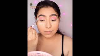 Festive Glam Colorful Cut Crease Tutorial • Aakanksha Ghai #shorts