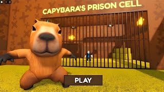 KAPYBARA'S JOURNEY TO ESCAPE OBBY PRISON || ROBLOX FULL GAMEPLAY ADVENTURE