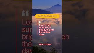 Love is like sunshine; it brightens even the darkest days. #Short