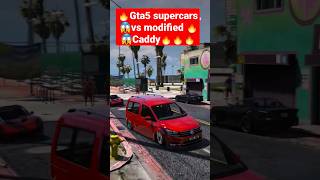 Gta5 supercars vs vw Caddy🔥🔥 #pc #ps5 #gamer #gta5 #vw#caddy#shorts