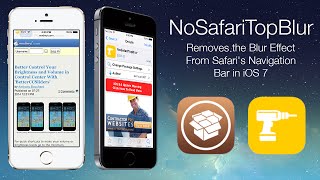 NoSafariTopBlur: Removes the Blur Effect From Safari's Navigation Bar in iOS 7