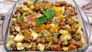 Aloo Chana Chaat Recipe By Azeem Food Secrets | آلو چنا چاٹ بنانے کا طریقہ | Black Chana Chaat