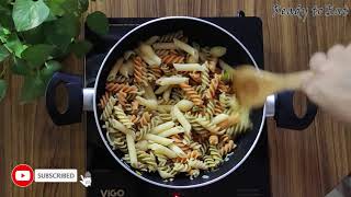 White Sauce Cheesy Pasta | ক্রীম চীজ পাস্তা | Easy Recipe | Snacks |