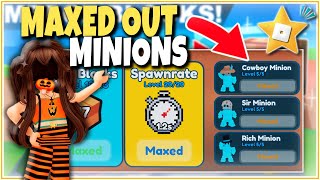 How Fast is Rich Minion MAXED OUT? Roblox Merge Simulator