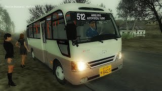 Hyundai County [FIX2] OMSI 2 - Глубинка RU (very long route of line 512)