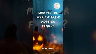 🎃 The Scariest Trash Monster Costumes Families! 😱👻 #Halloween #HalloweenCostume