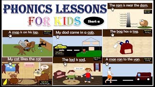 Ultimate Phonics Lessons | Short Vowel a (at, an, ad, ab, am, ag, ap) words