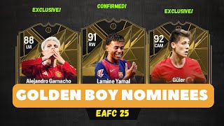 FIFA 25 | ALL THE GOLDEN BOY NOMINEE! 🤪🔥 ft LAMINE YAMAL, GARNACHO, GULER & MORE!