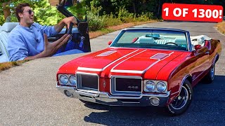 One of the RAREST Cars I've Ever Driven! | 1971 Oldsmobile 442 Convertible Review | DriveHub