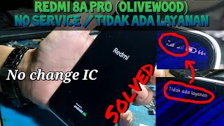 Redmi 8A Pro Olivewood No Service | Tidak Ada Layanan | Solved by Jumper