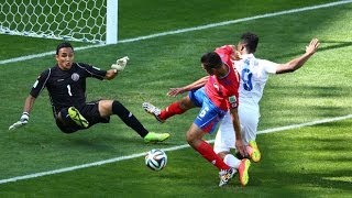 Costa Rica 0 - 0 England : World Cup 2014