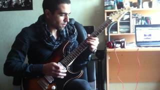 Jaming over epic metal ballad in E minor backing track