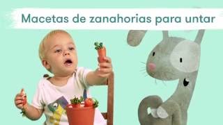 Macetas de zanahorias para untar