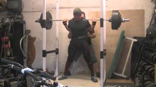 Squats - 232 5kg x 4 x 2 - Paused Squats - 185kg x 5 - 30.07.2014