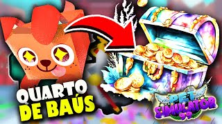 QUARTO DE BAUS NO PET SIMULATOR 99   ! ROBLOX