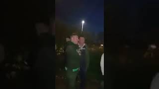 Matt north fight in Hinckley Gorman - baker watching fair play Part 1