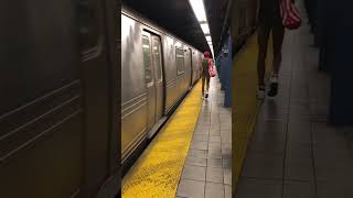 MTA (A) Trains at Jay Street MetroTech