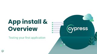 Testing your first application - Lesson 01 - App install and overview