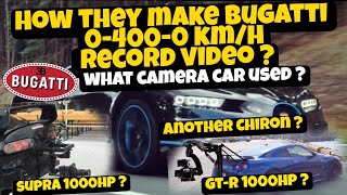 How filmed Bugatti Chiron record 0-400-0 with Supra/GT-R ? Behind The Scene bugatti Chiron REVEALED