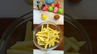 Easy Potato French Fries!🍟🥔🍟#food #cooking #frenchfries #potato #stopmotion