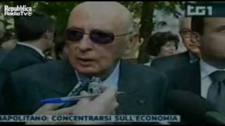 Napolitano sul processo breve (processo morto)