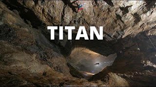 TITAN CAVE, (DEEPEST CAVE SHAFT IN THE UK) Castleton, Derbyshire Peak Cavern System