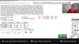 MABA VESTIBULARES  -  VUNESP  -  2024  -  REGRA DE 3 COMPOSTA  -  Com prof. Cristiano Andrade