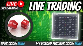 🔴 Live Day Trading! | PPI Day | Copy Trading |  Bookmap | APEX, My Funded Futures