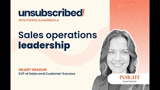 Sales operations leadership ft. Hilary Headlee