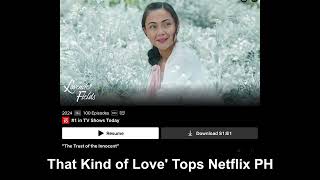 BarDa Movie 'That Kind of Love' Tops Netflix PH Charts