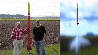 High Power Water/Pyro Rocket - Part 3 - First Flight