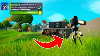 POSIZIONA UNA TELECAMERA NEI PRESSI DI MANIERO COSTIERO 10000 EXP - FORTNITE SEASON 5 CAP 2