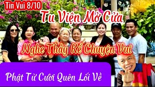 Tu Viện Mở Cửa Nghe Thầy Minh Đạo Kể Chuyện Vui Phật Tử Cười Quên Lối Về | Tu Viện Minh Đạo